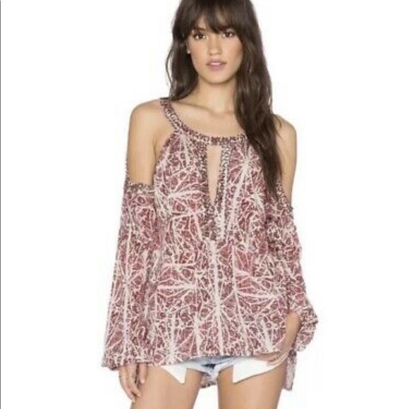 Free people open shoulder top size M - Picture 5 of 5